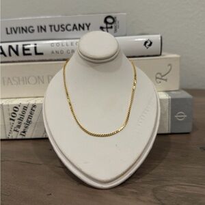 Elegant Gold Necklace - 14k gold plated over stainless steel